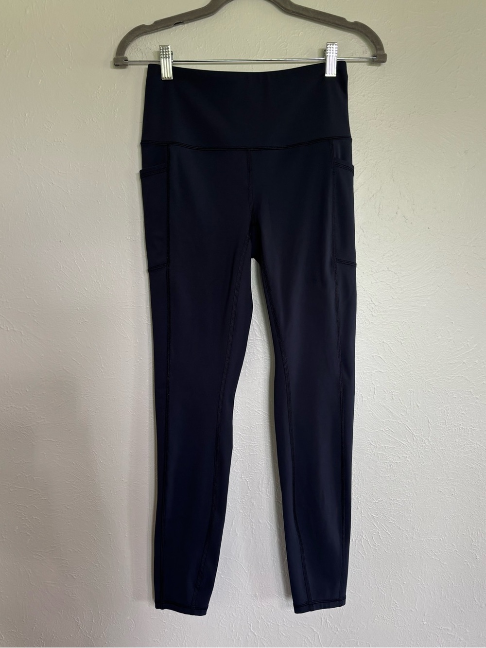 RBX Black High-Waist Leggings with Side Pockets